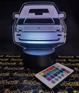 Moldura / Candeeiro com luz de presença - Volkswagen Golf II - Img 2