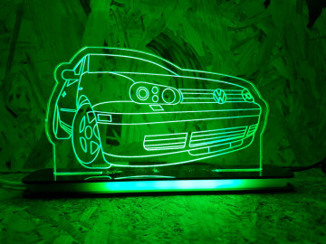 Moldura / Candeeiro com luz de presença - Volkswagen Golf IV - Img 6
