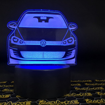 Moldura / Candeeiro com luz de presença - Volkswagen Golf VII - Img 7