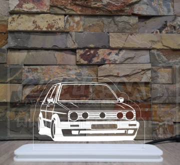 Moldura / Candeeiro com luz de presença - VW Golf Mk2 - Img 1