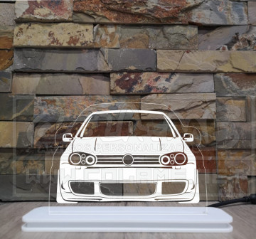 Moldura / Candeeiro com luz de presença - VW Golf MK4 - Img 1