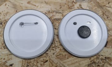 PIN / Íman 77mm - Personalizado com foto - Img 2