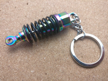 Porta Chaves - Amortecedor com mola - Neo Chrome / Colorido - Img 1
