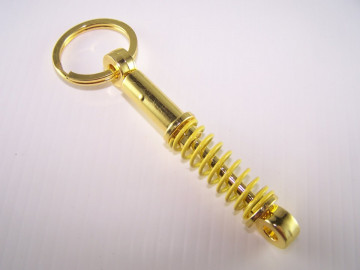 Porta Chaves - Amortecedor Dourado/Amarelo - Img 1