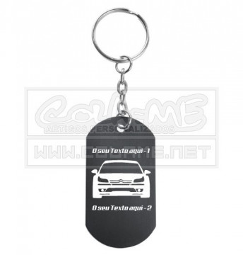 Porta Chaves em alumínio - Citroen C4 - Img 1