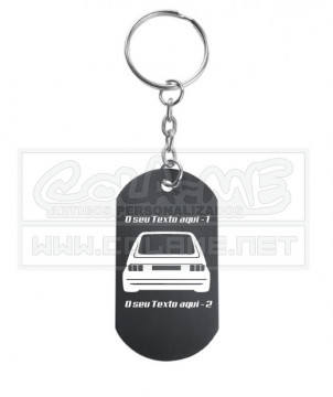 Porta Chaves em alumínio - VW Golf MK1 - Traseira - Img 1