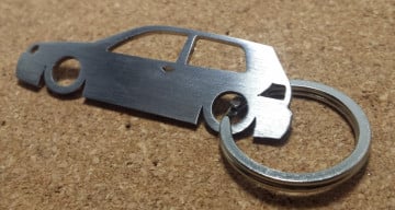 Porta Chaves em inox com silhueta com Volkswagen Golf IV 3P - Img 2
