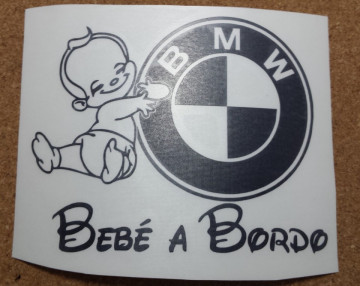 Autocolante - Bebé a bordo para BMW - Img 2