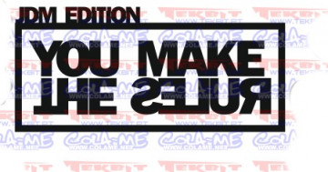 Autocolante - JDM edition you make - Img 1