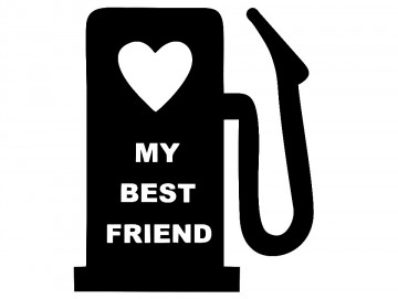 Autocolante - my best friend bomba - Img 1