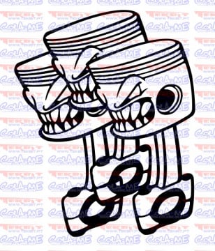 Autocolante - Pistons - Img 1