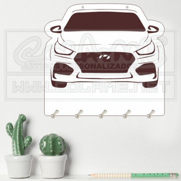 Chaveiro em MDF - Hyundai i30n - Img 1
