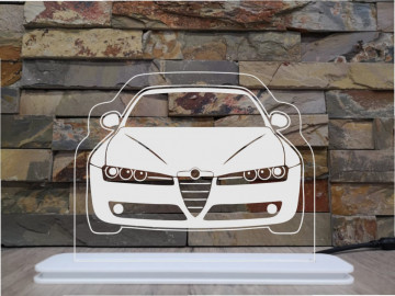 Moldura / Candeeiro com luz de presença - Alfa Romeo 159 - Img 1