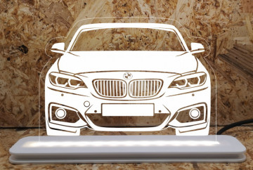 Moldura / Candeeiro com luz de presença - BMW F22 - Img 1