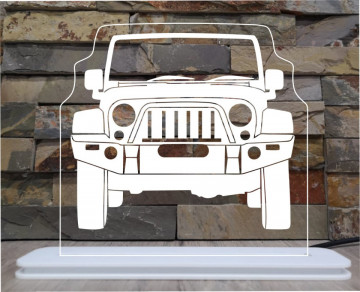 Moldura / Candeeiro com luz de presença - Jeep Wrangler - Img 1