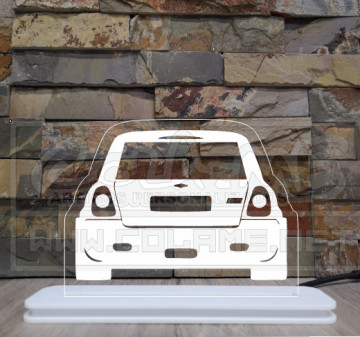 Moldura / Candeeiro com luz de presença - Mini Cooper - Img 1