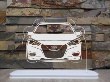 Moldura / Candeeiro com luz de presença - Nissan Micra - Img 1