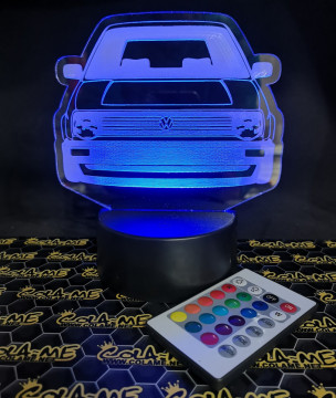 Moldura / Candeeiro com luz de presença - Volkswagen Golf II - Img 3