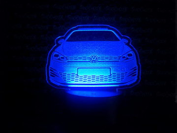 Moldura / Candeeiro com luz de presença - Volkswagen Golf VII (7) - Img 3