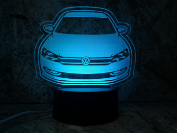 Moldura / Candeeiro com luz de presença - Volkswagen Passat B7 - Img 3