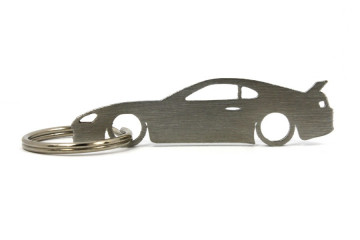 Porta Chaves em inox com silhueta com Toyota Supra MK4 - Img 1