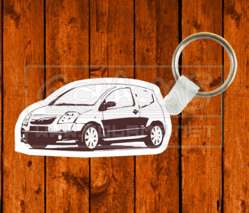 Porta chaves em MDF - Citroen C2 - Img 1