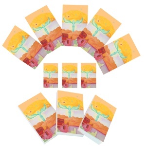 Set carnetele de buzunar Soapta Stelelor 10 + 1, 100 foi albe, 5 x 8 cm