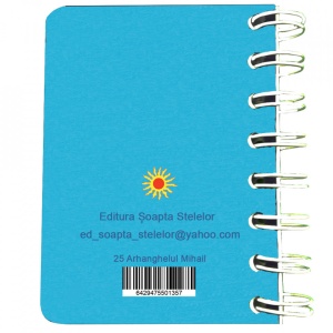 Carnet cu spira Arhanghelul Mihail, 7 x 10 cm, 75 foi veline - Img 3