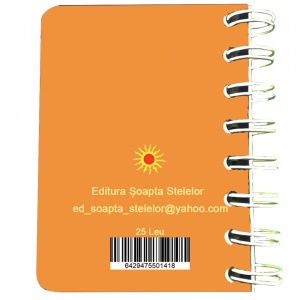 Carnet cu spira Leu, 7 x 10 cm, 75 foi veline - Img 5