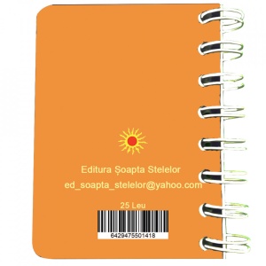 Carnet cu spira Leu, 7 x 10 cm, 75 foi veline - Img 3