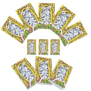 Set carnetele de buzunar Trei ratoni 10 + 1, 100 foi albe, 5 x 8 cm