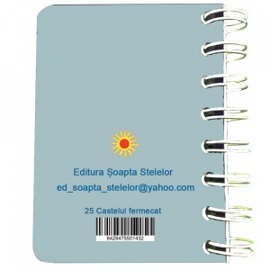 Carnet cu spira Castelul fermecat, 7 x 10 cm, 75 foi veline - Img 3