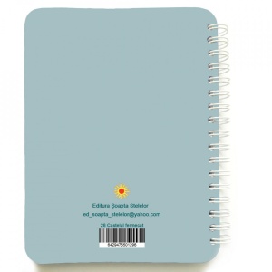 Carnet spira Castelul fermecat, 12 x 16 cm, 100 foi dictando cu soare, necartonat - Img 7