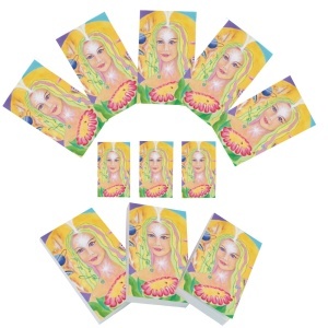 Set carnetele de buzunar Shakti 10 + 1, 100 foi albe, 5 x 8 cm