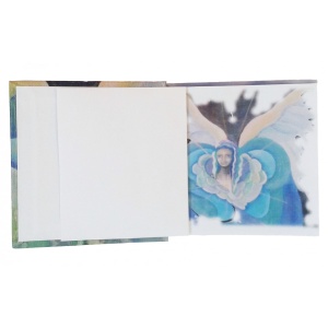 Carnet cartonat Serafim 10 x 10 cm, 100 foi, 50 dictando cu inimioara, 50 foi albe - Img 5