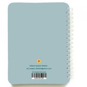 Carnet spira Castelul fermecat, 12 x 16 cm, 100 foi dictando cu soare, necartonat - Img 4