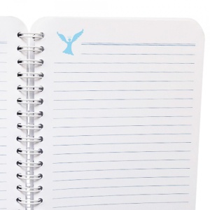 Carnet cu spira Arhanghelul Ariel, 12 x 16 cm, 100 foi dictando cu inger, necartonat - Img 4