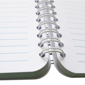 Carnet cu spira Arhanghelul Rafael, 12 x 16 cm, 100 foi dictando cu inger, necartonat - Img 2