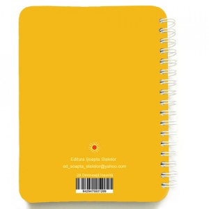 Carnet cu spira Dimineata insorita, 12 x 16 cm, 100 foi dictando cu soare, necartonat - Img 7