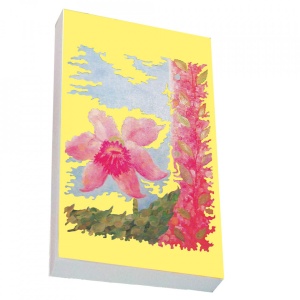 Carnetel de buzunar Orhidee 5 x 8 cm, 100 foi veline - Img 3