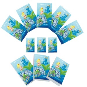 Set carnetele de buzunar Sirena 10 + 1, 100 foi albe, 5 x 8 cm