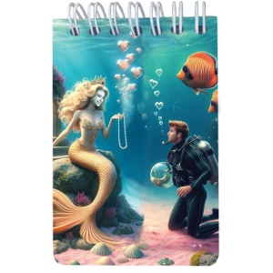 Carnet cu spira 7 x 10.5 cm, 50 foi veline, Viata, dulce viata