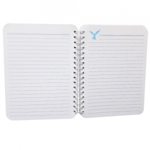 Carnet cu spira Arhanghelul Gabriel, 12 x 16 cm, 100 foi dictando cu inger, necartonat - Img 4