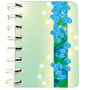 Carnet cu spira Nu-ma-uita ADN, 7 x 10 cm, 75 foi veline
