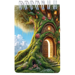 Carnet cu spira 7 x 10.5 cm, 50 foi veline, Biserica vie