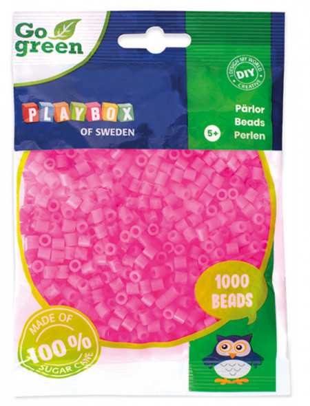 Playbox Margele de calcat Bio - roz - 1.000buc