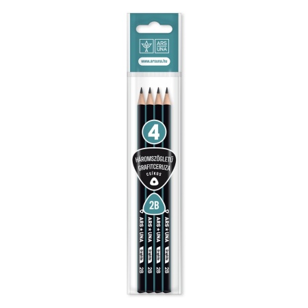 Set 4creioane 2B grafit Ars Una