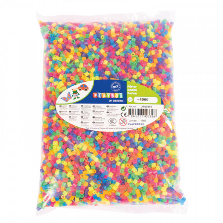 Playbox Margele de calcat - culori neon - 10.000buc