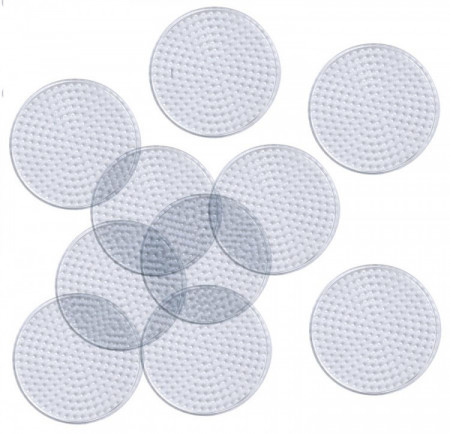 Playbox Planseta pentru margele de calcat - transparent - 10buc - rotund