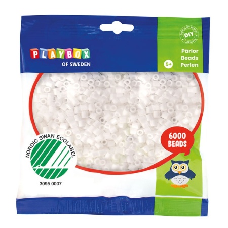 Playbox Margele de calcat - alb - 6.000buc